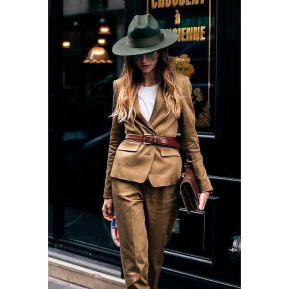 Heritage Studded Leather Belt in Tan by Linea Pelle | Vintage Y2K Fall Staple - Picture 11 of 13